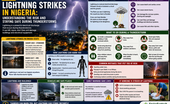 Lightening strikes in Nigeria, understanding the risks