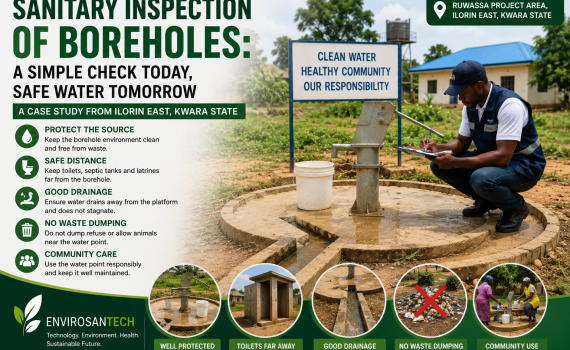 Sanitary inspection of borehole water