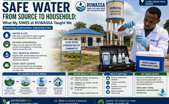 Safe water - source to household