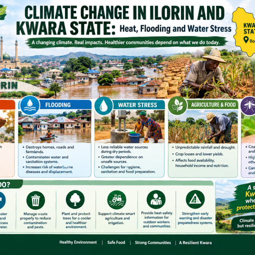 Climate change in Ilorin and Kwara State - flooding and water stress