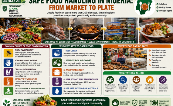 Safe food handling in Nigeria